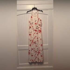 NWT Candie’s Floral Maxi Dress - White and Pink